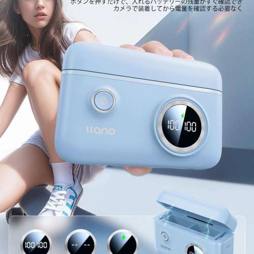 LLANO FujiFilm NP-126 Lithium-Ion Battery Pack With  Charger - Macaron Series