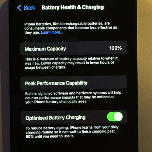 [99% New] Apple iPhone 13 Midnight 128GB (100% Max Battery Capacity)