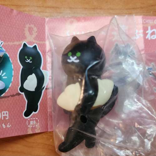 貓夾餃子扭蛋公仔( 100%全新未拆包裝)