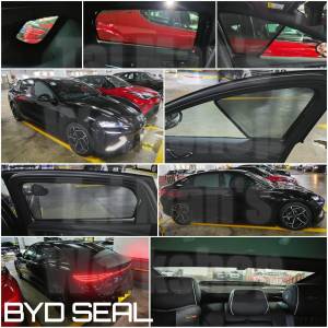 BYD Dolphin Atto3 M6 E6 Seal 全車磁石濾光窗網太陽擋