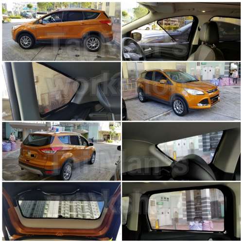 Ford KUGA 全車磁石濾光窗網太陽擋