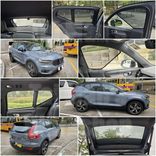 Volvo C40 XC40 全車磁石濾光窗網太陽擋