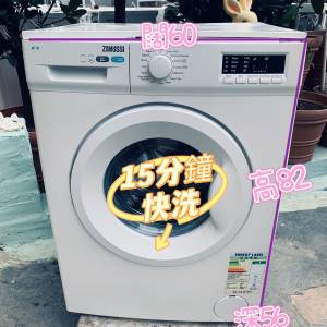 Zanussi 金章 前置式洗衣機 (6kg, 1000轉/分鐘) ZFV1037 #二手電器 #清倉大減價 #最...