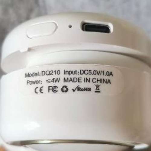 90%NEW 充電式 掛頸風扇