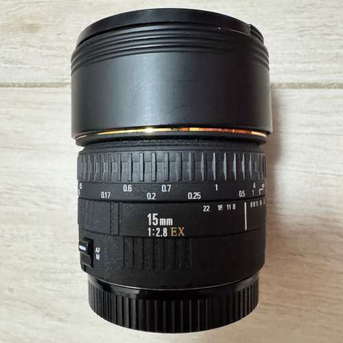 Sigma 15mm F2.8 EX Fisheye Canon EF mount