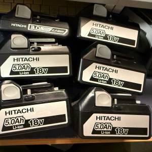 HITACHI 5.0/3.0Ah Li-ion 18V電池