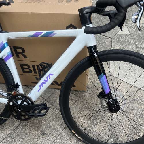 2025 JAVA AURIGA R9 22速 桶軸油剎鋁合金公路車 送水架前後蛙燈