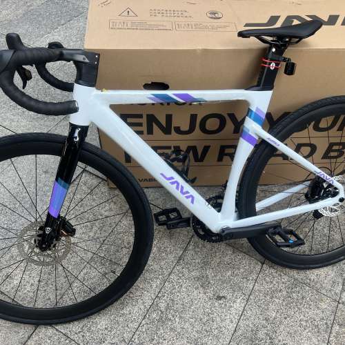 2025 JAVA AURIGA R9 22速 桶軸油剎鋁合金公路車 送水架前後蛙燈