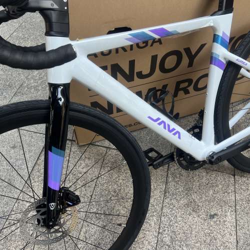 2025 JAVA AURIGA R9 22速 桶軸油剎鋁合金公路車 送水架前後蛙燈