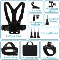 12 In1 Action Camera Accessories Basic Kit For GoPro Hero 13 Black 新手套裝