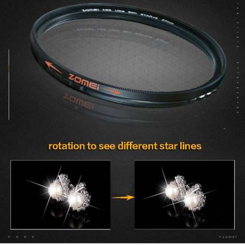 Zomei ABS Ultra Slim +4 、+6、+8 Points Star Filter  (星光濾鏡)