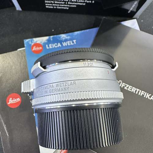 Perfect 99.9% Leica summilux M 35mm F1.4 11301 steel rim 35 1.4 復刻鋼咀 送 f...