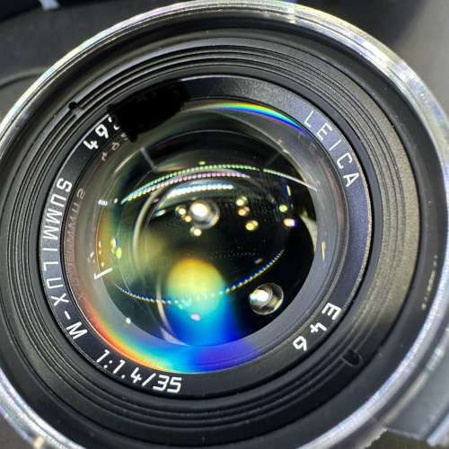 Perfect 99.9% Leica summilux M 35mm F1.4 11301 steel rim 35 1.4 復刻鋼咀 送 f...