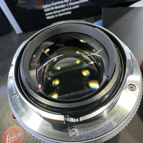 Perfect 99.9% Leica summilux M 35mm F1.4 11301 steel rim 35 1.4 復刻鋼咀 送 f...