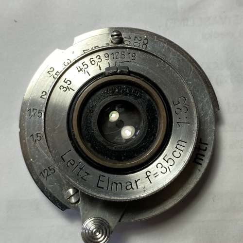 Leica elmar 3.5cm non-coat (白鏡）