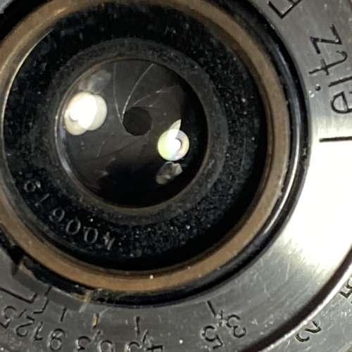 Leica elmar 3.5cm non-coat (白鏡）