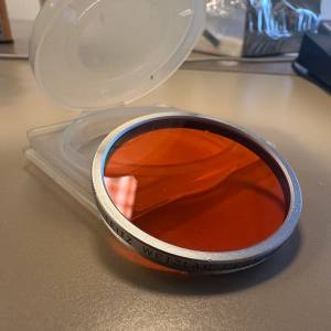 Leica 43mm orange filter e43 橙色 濾鏡 for summilux e43 with XOOIM hood 貴婦人