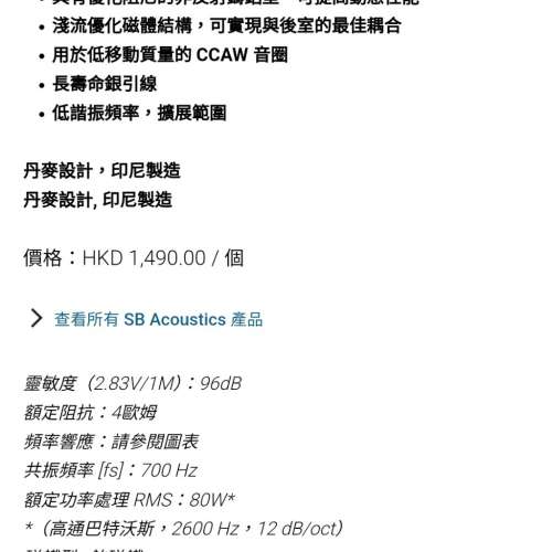 SATORI 型號MW29RN-B TWEETER 一對