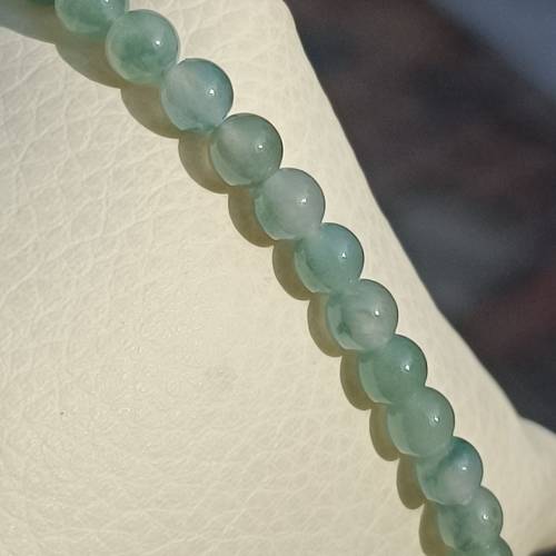 💝緬甸天然A貨冰糯化膠老藍水翡翠貔貅手串
  （可代做香港玉石鑒定証書）
❤28.7mm...