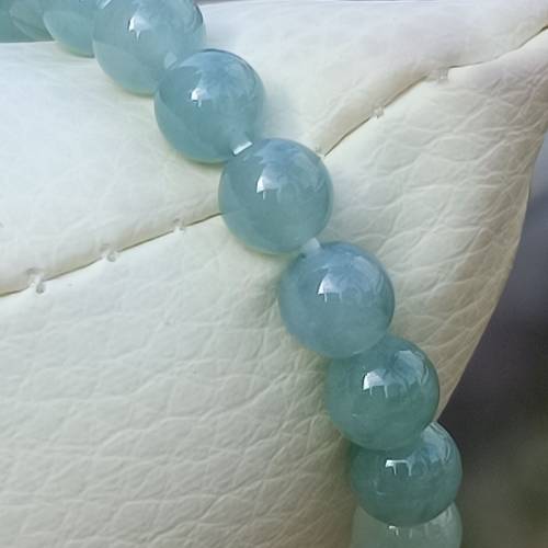 💝緬甸天然A貨冰~冰糯晴水綠翡翠金蟾手串
  （可代做香港玉石鑒定証書）
❤25.5mm*...