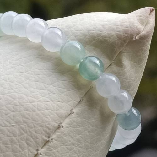 💝緬甸天然A貨冰~冰糯多寶翡翠手串
  （可代做香港玉石鑒定証書）
❤6mm*30顆
❤國...