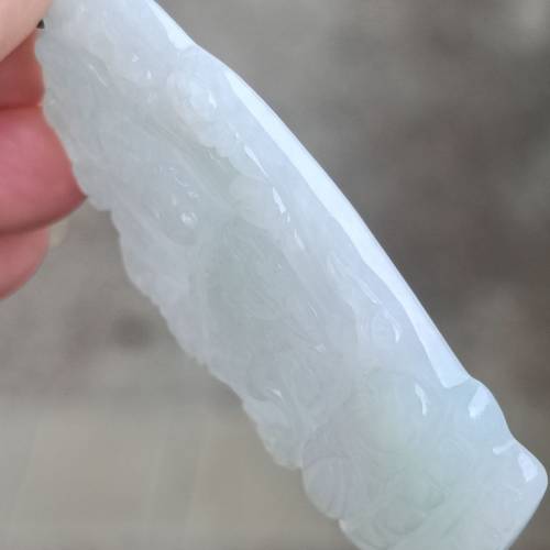 💝緬甸天然A貨老糯化種翡翠千手觀音
  （可代做香港玉石鑒定証書）
❤58mm*33.6mm*...