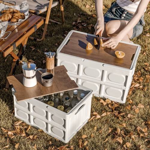 露營箱 摺疊箱 多功能 露營 野餐 沙灘 camping folding storage box