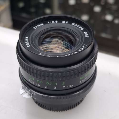 COSINA 24MM F2.8 MC MACRO 0.19 LIKE NEW NIKON Ai MOUNT