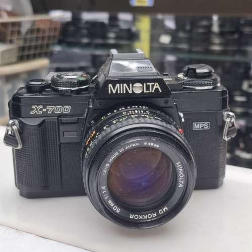 MINOLTA XG-2 + MD 50MM F1.7 全正常  MINOLTA X-700 + MD 50MM F1.4 全正常