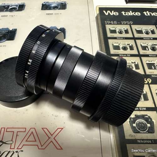 95% New Leica 65mm f/3.5 Black Visoflex M Lens with tube $4280. Only