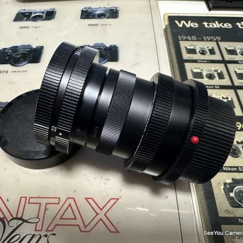 95% New Leica 65mm f/3.5 Black Visoflex M Lens with tube $4280. Only