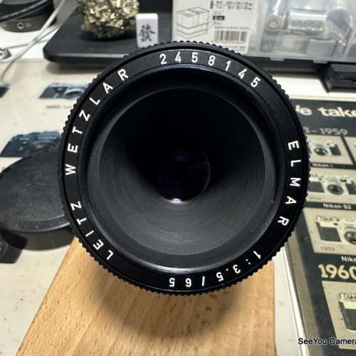 95% New Leica 65mm f/3.5 Black Visoflex M Lens with tube $4280. Only
