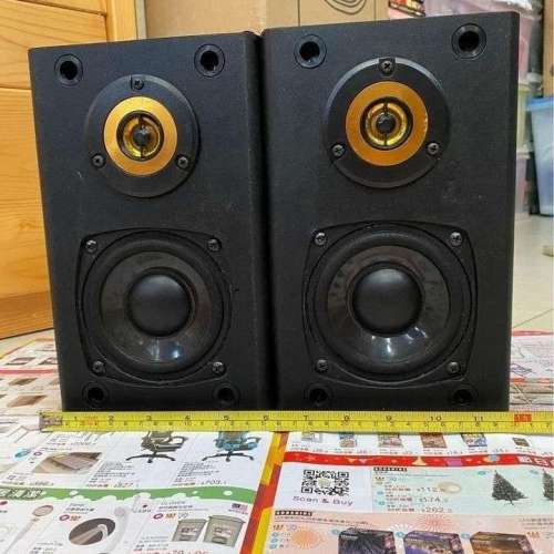 書架喇叭一對 , 功能正常 , 新淨狀況 , size 見圖