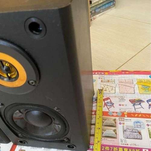 書架喇叭一對 , 功能正常 , 新淨狀況 , size 見圖