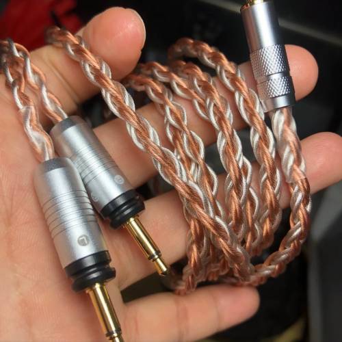 勁浪Focal  7N單晶銀+單晶銅混編 大耳升級線