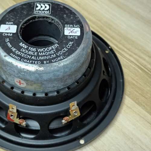 morel mw166 woofer 中低音一對