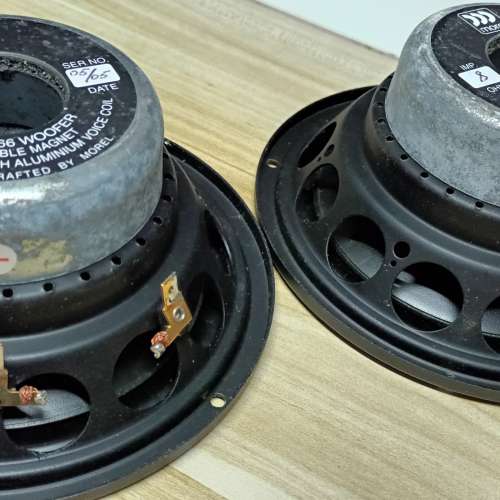 morel mw166 woofer 中低音一對
