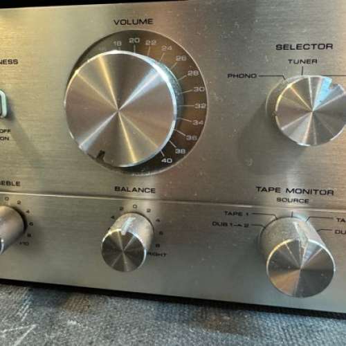 Akai 絕版功放Am-2450 雙錶頭收藏古董