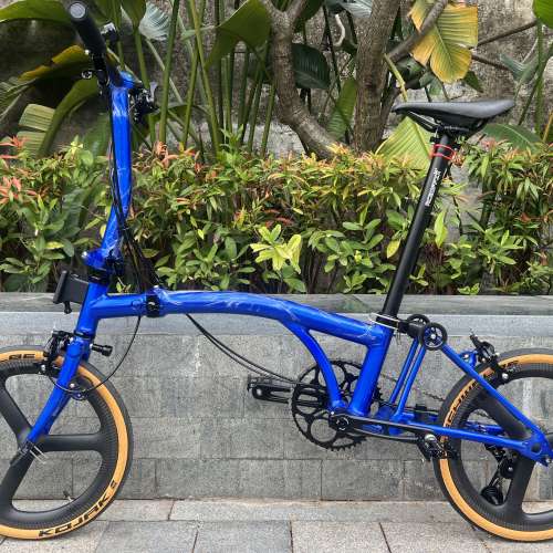 多種新顏色選擇 2025 ACEOFFIX 升級PRO版 5速 16吋349 鋁合金國布 鋁布 折叠車 送叮...