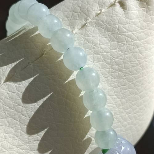 💝緬甸天然A貨冰糯化膠春彩翡翠貔貅手串
  （可代做香港玉石鑒定証書）
❤28mm*14m...