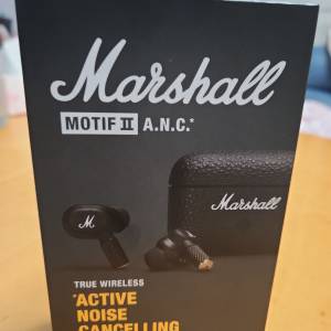 [全新/兩年保養] Marshall Motif II A.N.C. 真無線降噪藍牙耳機