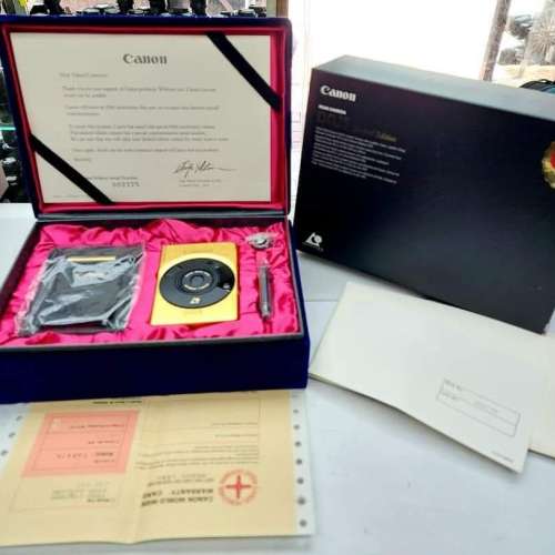 CANON IX240 IXUS LIMITED EDITION 18K NEW