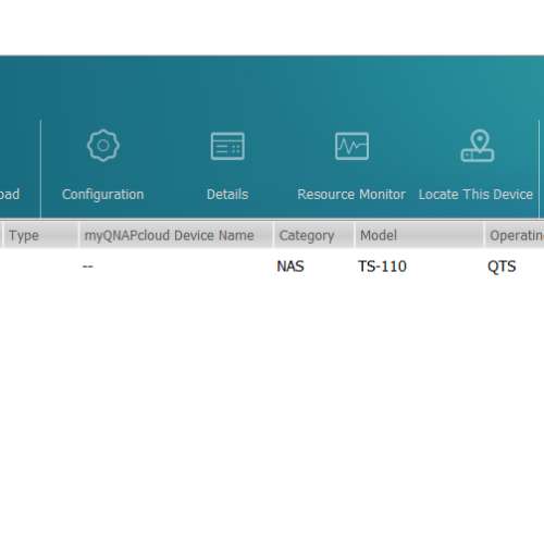 QNAP TS-110 NAS