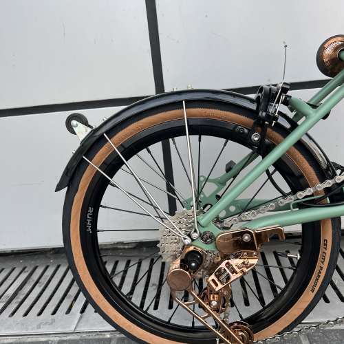 特價 Ruhm rc 7speed C剎 M把 鉻鉬鋼 折叠車 送前後蛙燈 叮叮