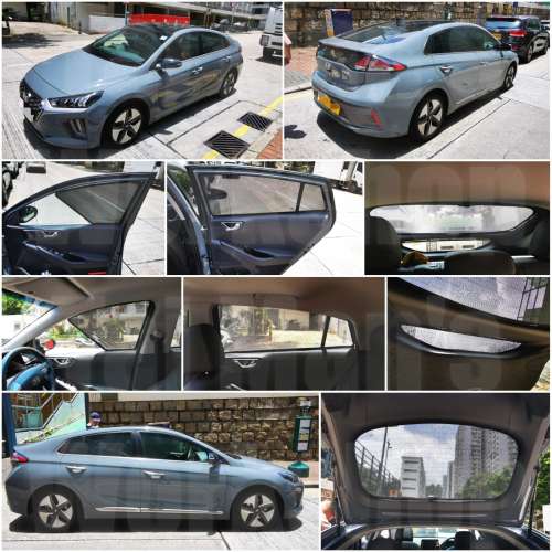 Hyundai Ioniq 全車磁石濾光窗網太陽擋