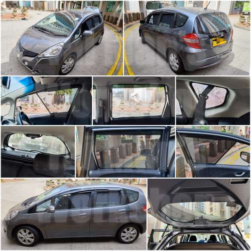 GE6 GE8 JAZZ FIT 全車磁石濾光窗網太陽擋