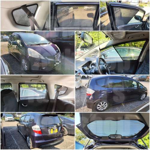 GE6 GE8 JAZZ FIT 全車磁石濾光窗網太陽擋