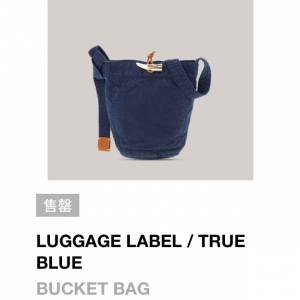 Porter LUGGAGE LABEL / TRUE BLUE 斜孭袋