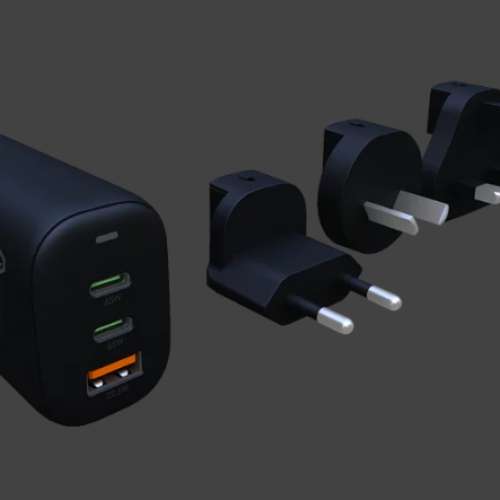 EGO SUPERIOR GAN 65W 3輸出細小USB充電器 A2018