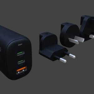 EGO SUPERIOR GAN 65W 3輸出細小USB充電器 A2018
